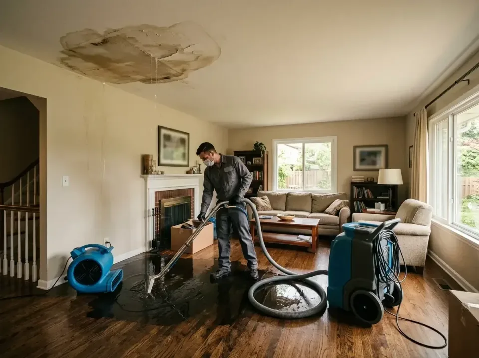 attic-pipe-burst-ceiling-drip-008 — frequently asked questions, Water Damage Restoration & Carpet Care in Rising Sun, MD